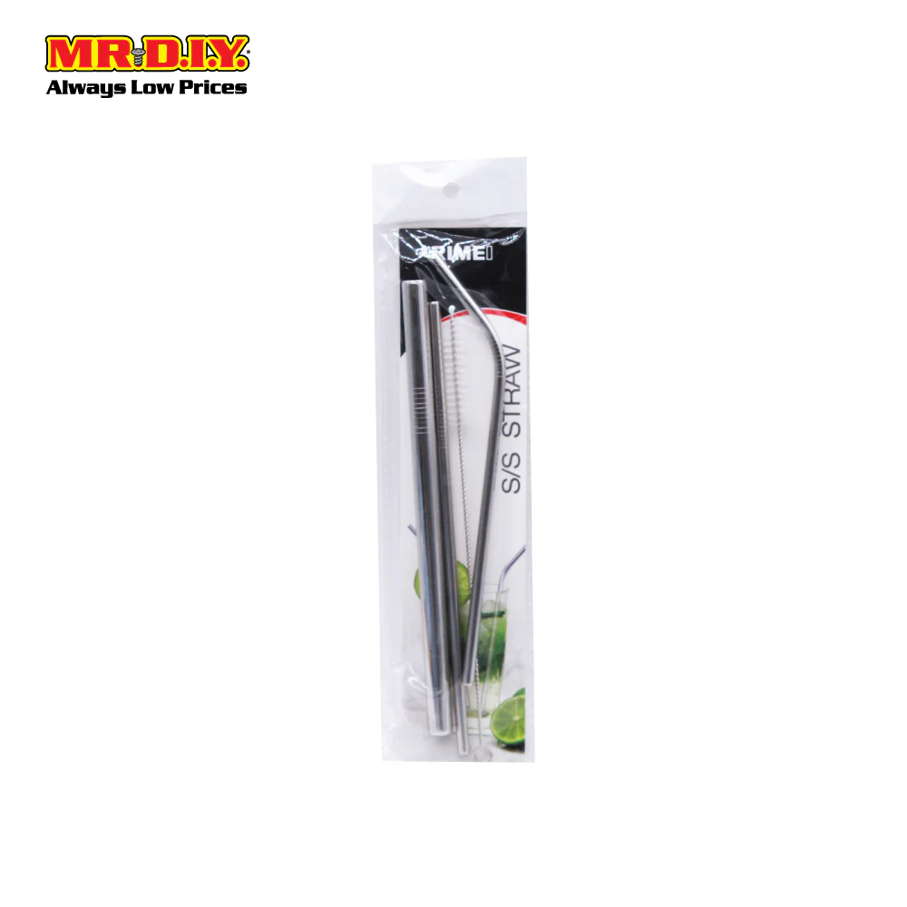 RIMEI Reusable Stainless Steel Metal Straw Set - Image 2