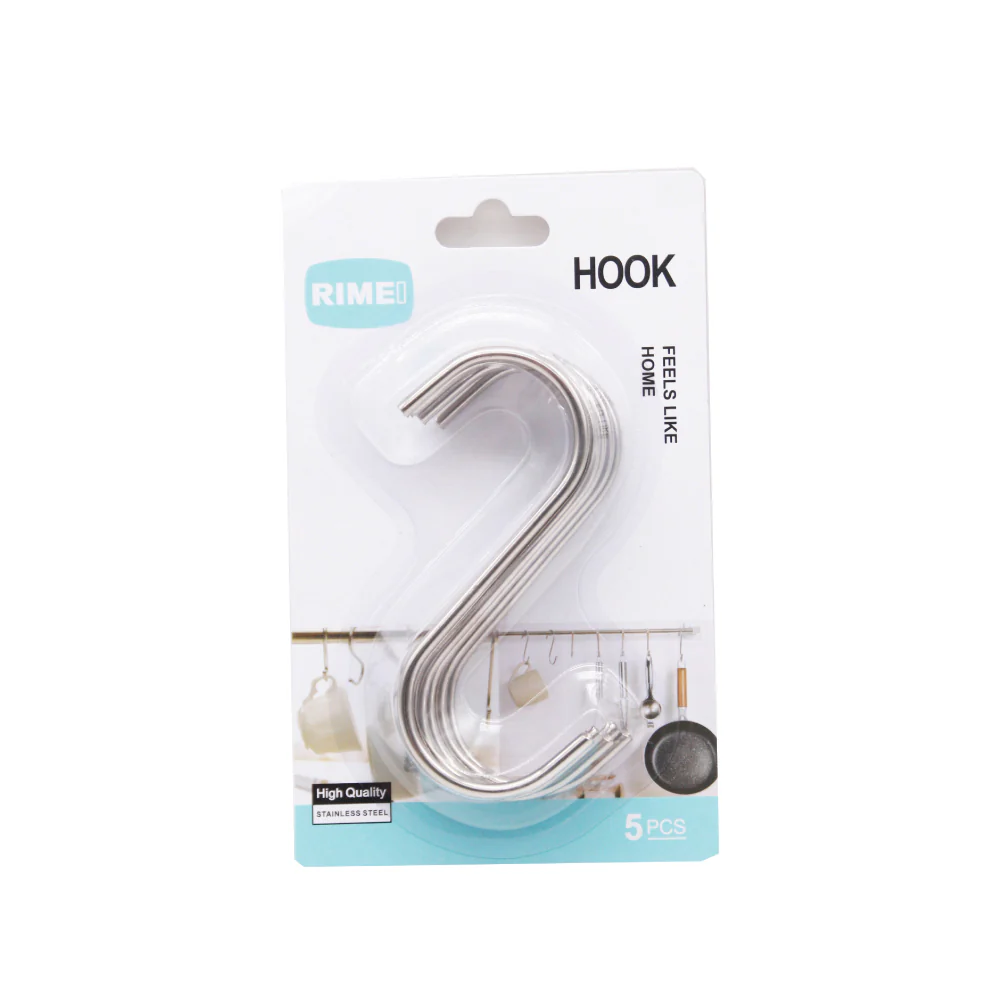 RIMEI Stainless Steel S Hooks (5pcs) - Image 3