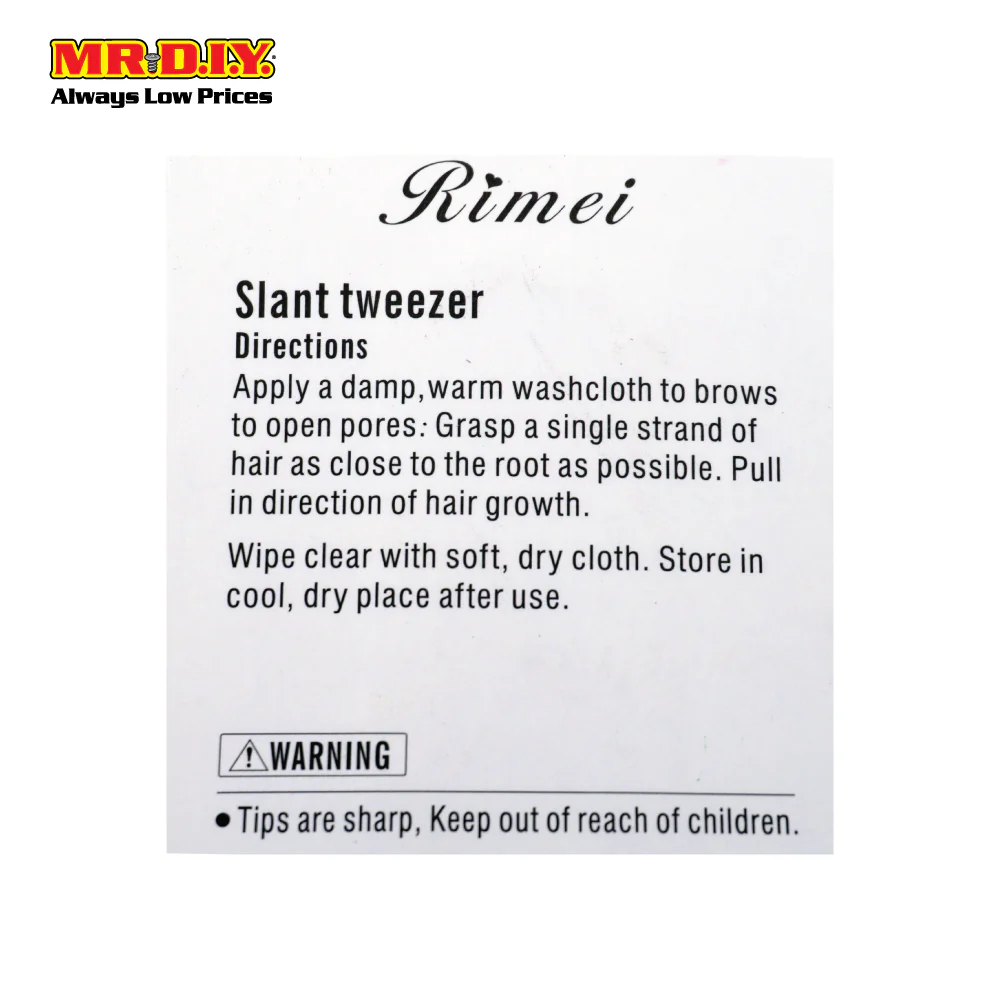 RIMIE Eyebrow Tweezer (9cm) - Image 2