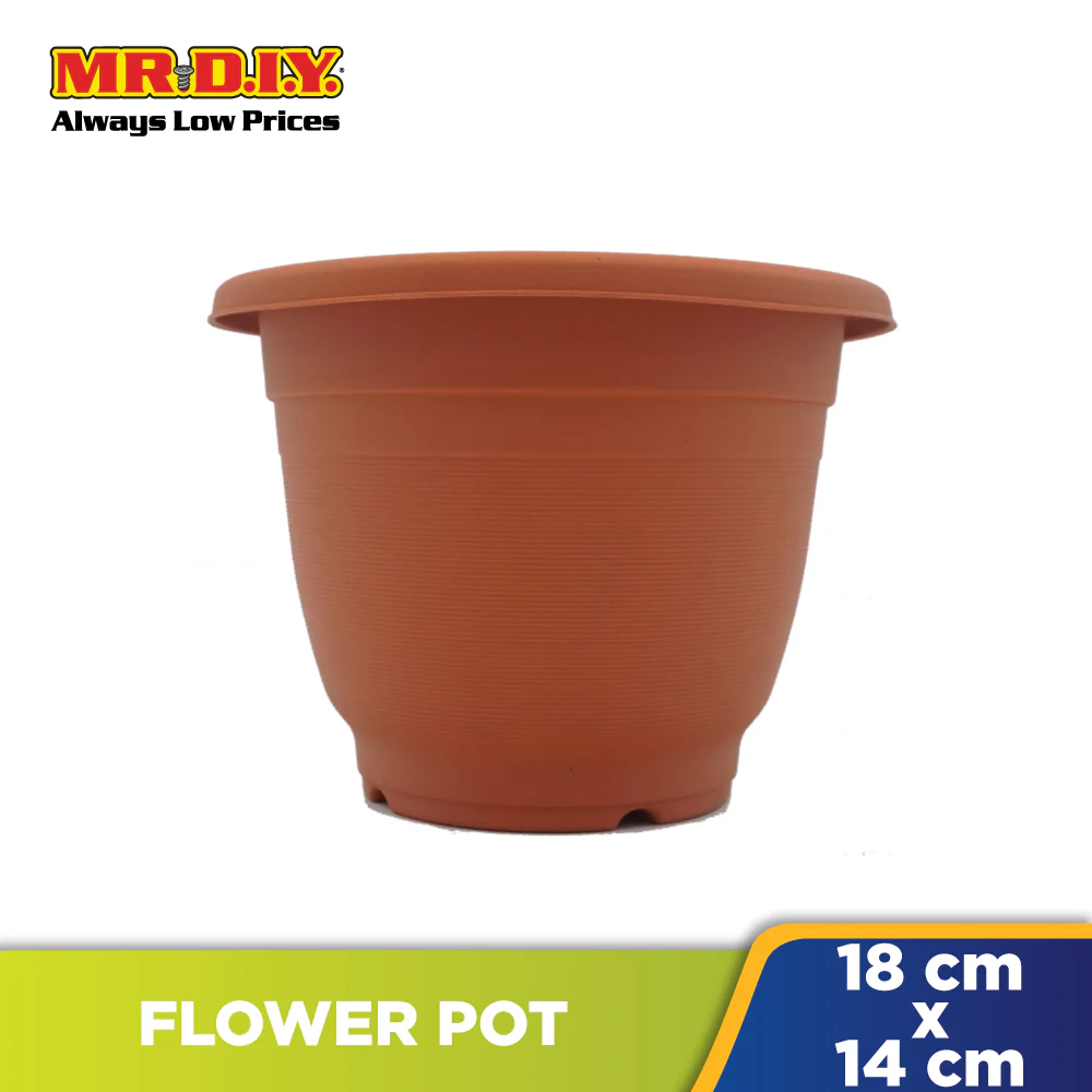 Round Flower Pot (18.5x14cm) - Image 2