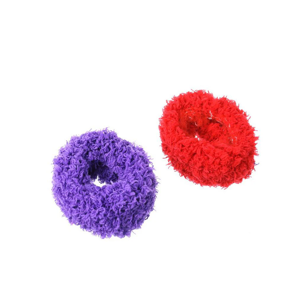 Round Fur Hair Band 188 - Image 2