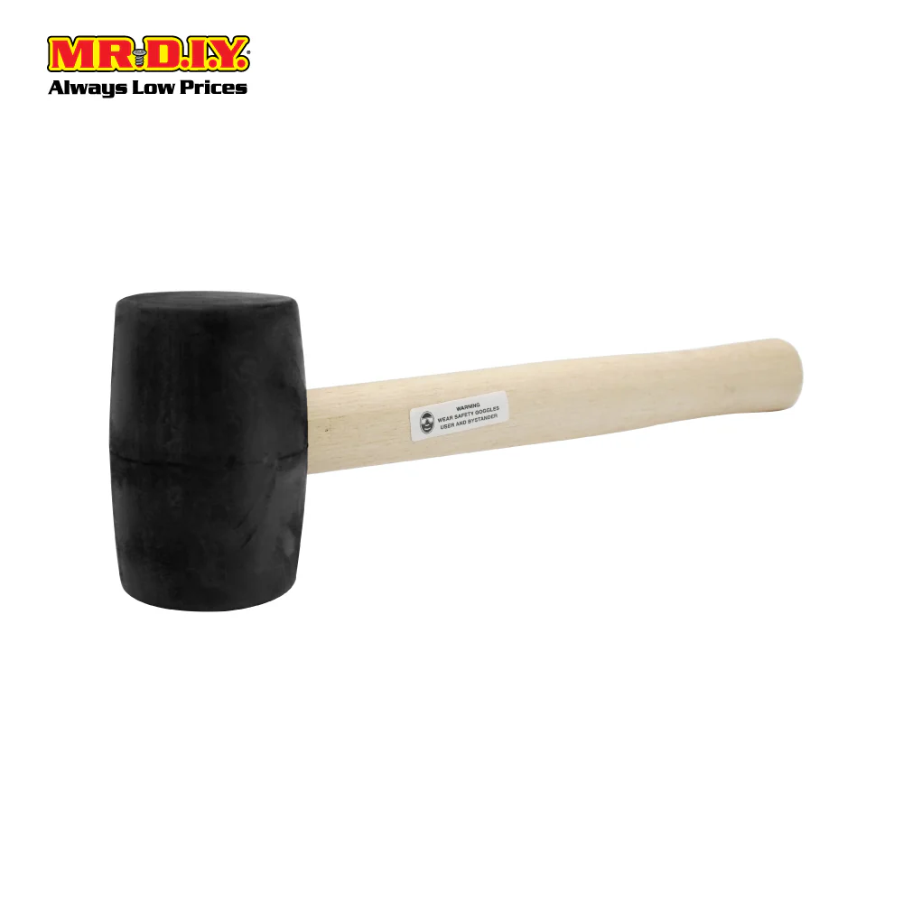 (MR.DIY) Rubber Mallet Wood Handle Hammer 8OZ - Image 3