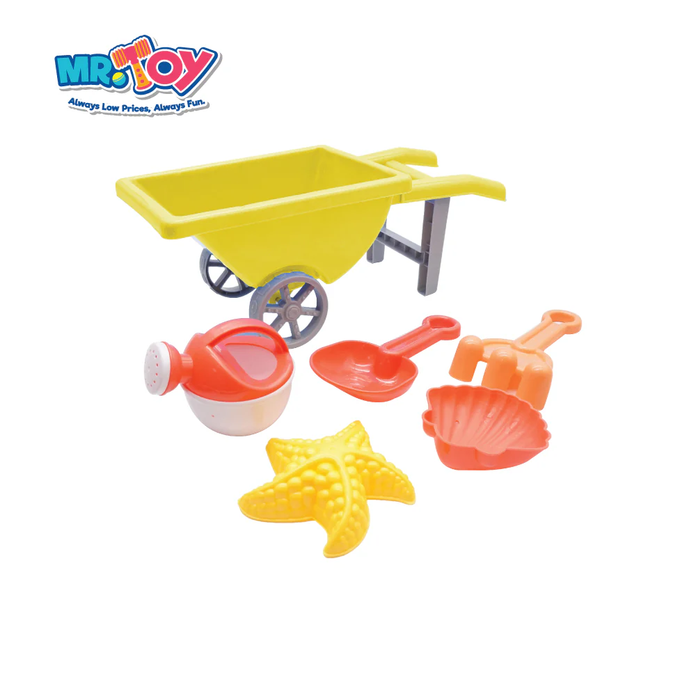 (MR. TOY) Sand Beach Cart Set (7 pieces) - Image 2