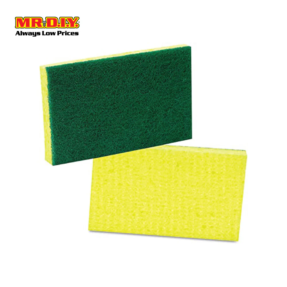 SCOTCH BRITE Kitchen Tough Cleaning Dual-Sided Scouring Sponge (4pcs) - Image 4