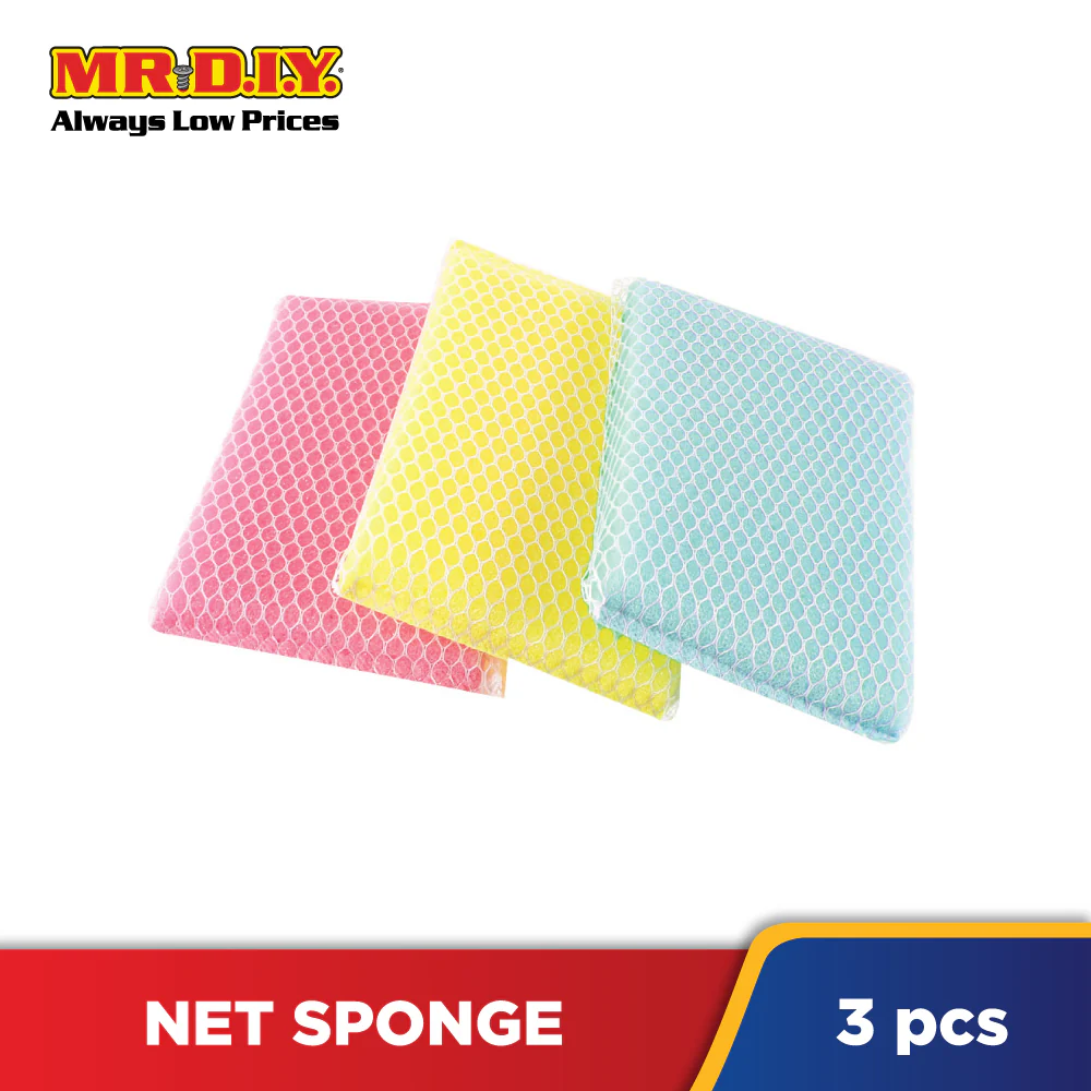 SCOTCH BRITE Multi-Purpose Dishwash Coulourful Net Sponge (3pcs) - Image 2