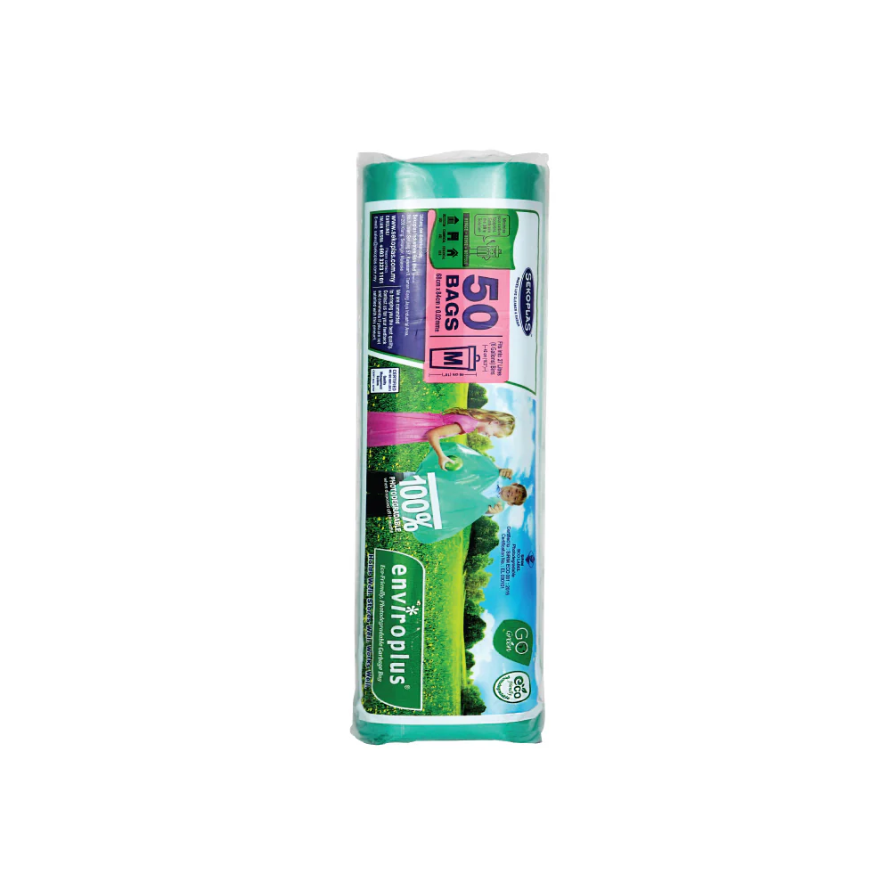 [BEST SELLER] SEKOPLAS Enviroplus Garbage Bag M Size (50pcs) - Image 6