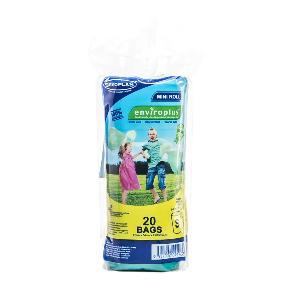 SEKOPLAS Enviroplus Mini Roll Garbage Bag S Size (20pcs) - Image 7