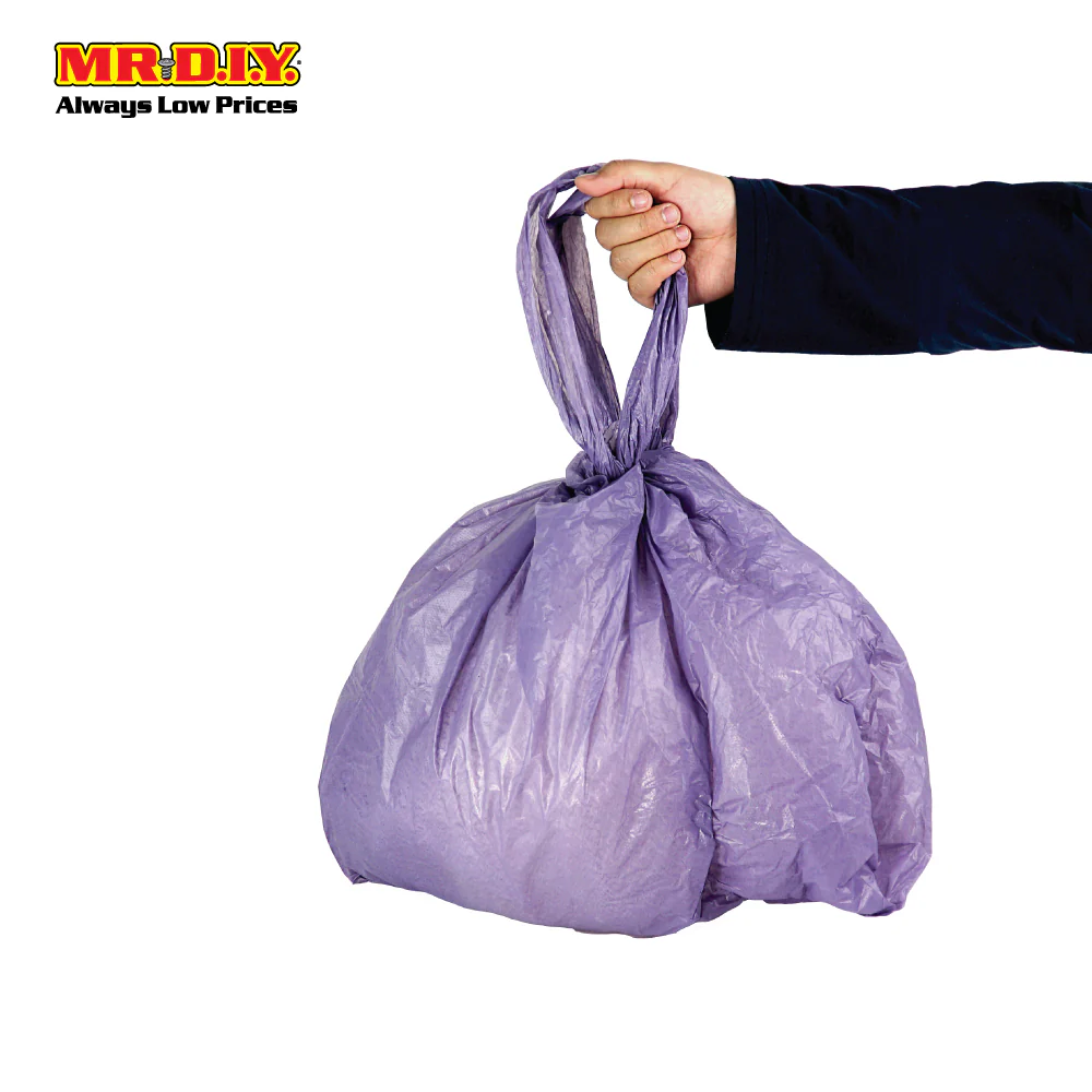 SEKOPLAS EzeeTIE Tie-Handle HDPE Garbage Bag M Size (50pcs) - Image 3