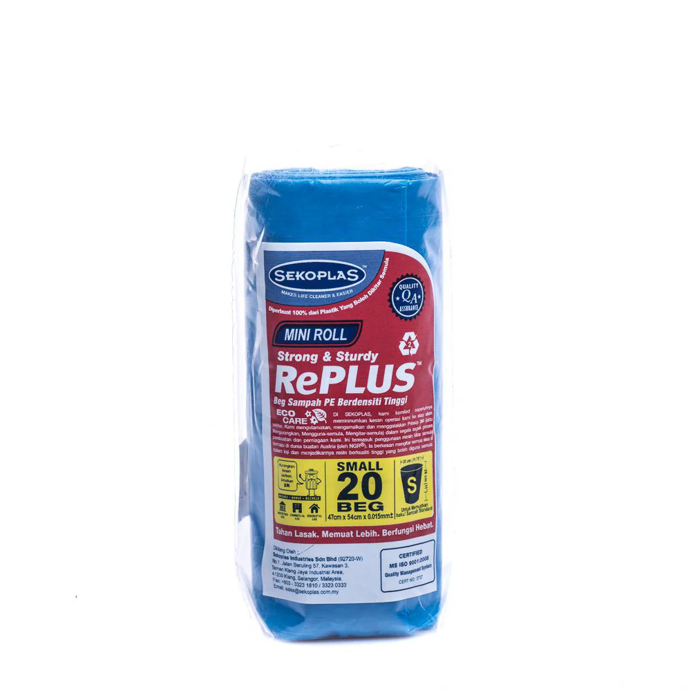 [BEST SELLER] SEKOPLAS RePlus Mini Roll HDPE Garbage Bag S Size (20pcs) - Image 6