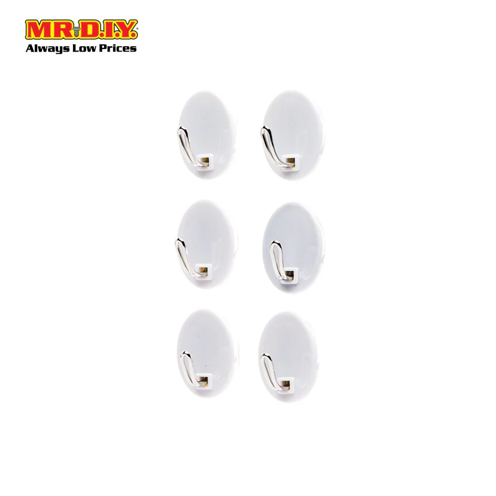 SEN BAO Sticky Hooks - Oval (6pc) - Image 3