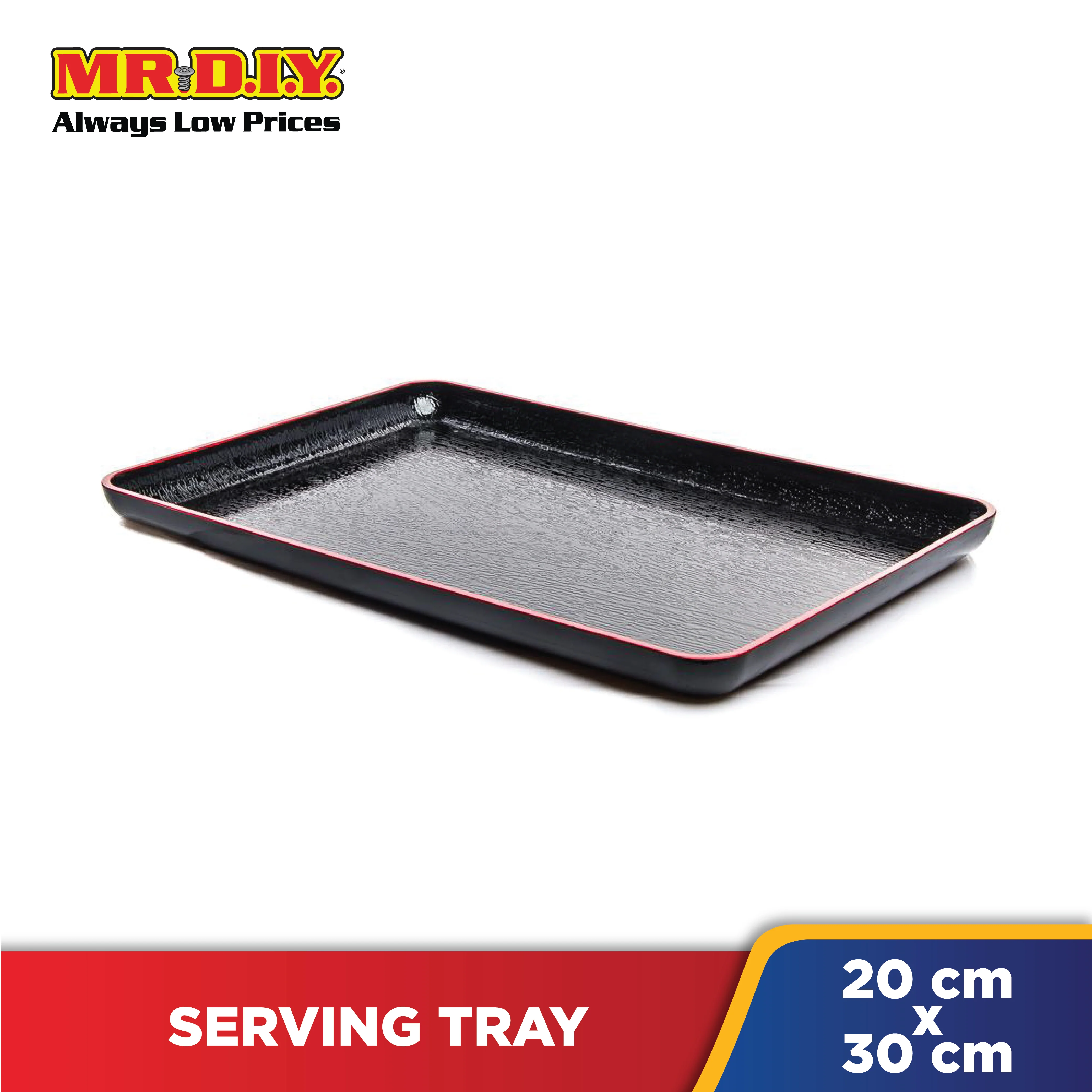 (MR.DIY) Plastic Multi-Function Food Restarurant Serving Tray (28cm x 8cm) - Image 2