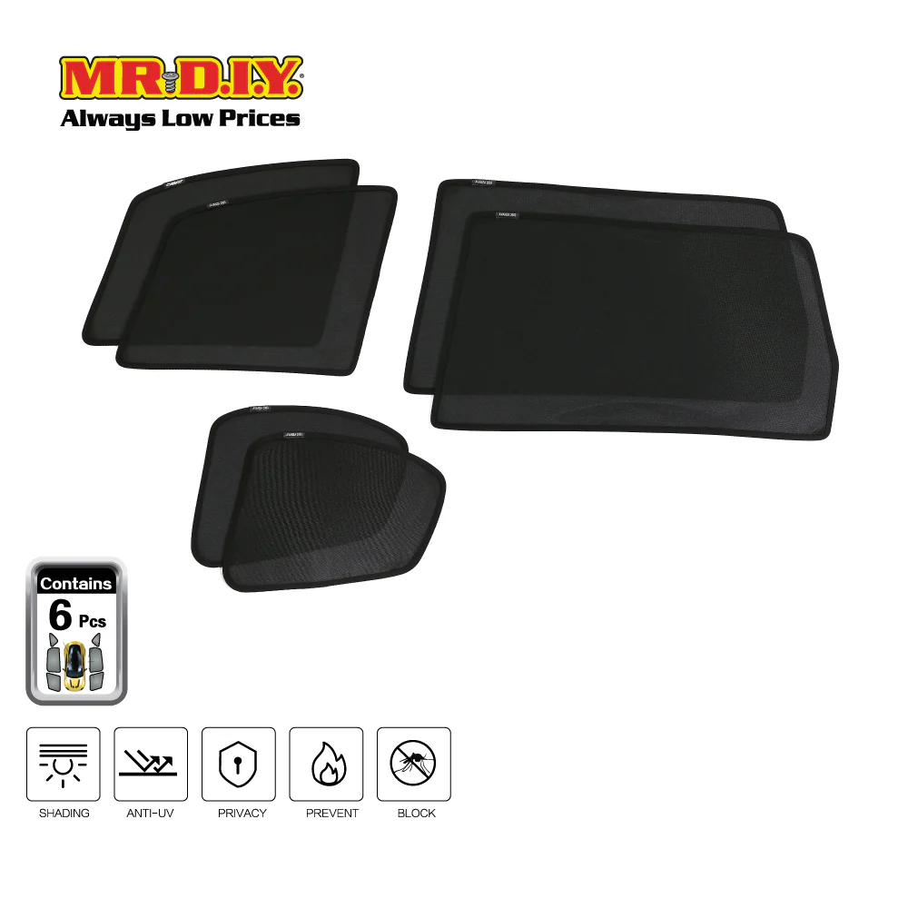SHENGGE Car Fit Sunshade AVANZA 2003-2011 Set (6 pieces) - Image 2