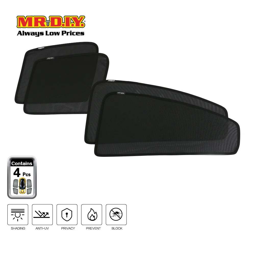 SHENGGE Car Fit Sunshade CITY 2014-2017 Set (4 pieces) - Image 2