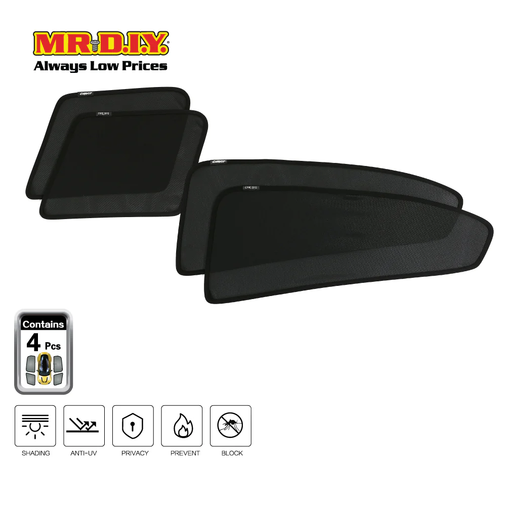 SHENGGE Car Fit Sunshade CIVIC FB 2012-2015 Set (4 pieces) - Image 2