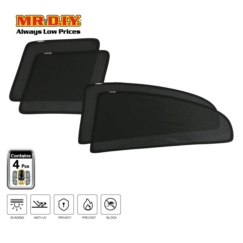 SHENGGE Car Fit Sunshade CIVIC FD 2006-2011 Set (4 pieces) - Image 2