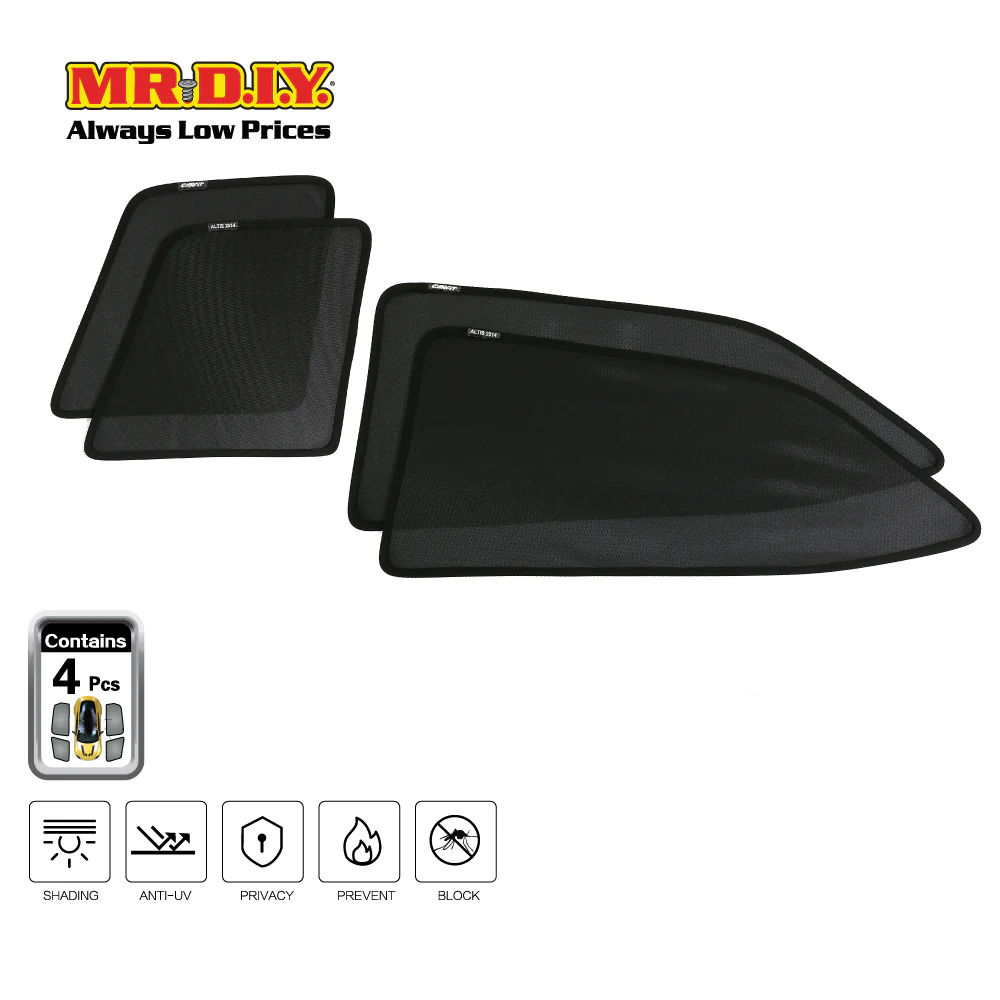 SHENGGE Car Fit Sunshade COROLLA ALTIS 2014 Set (4 pieces) - Image 2