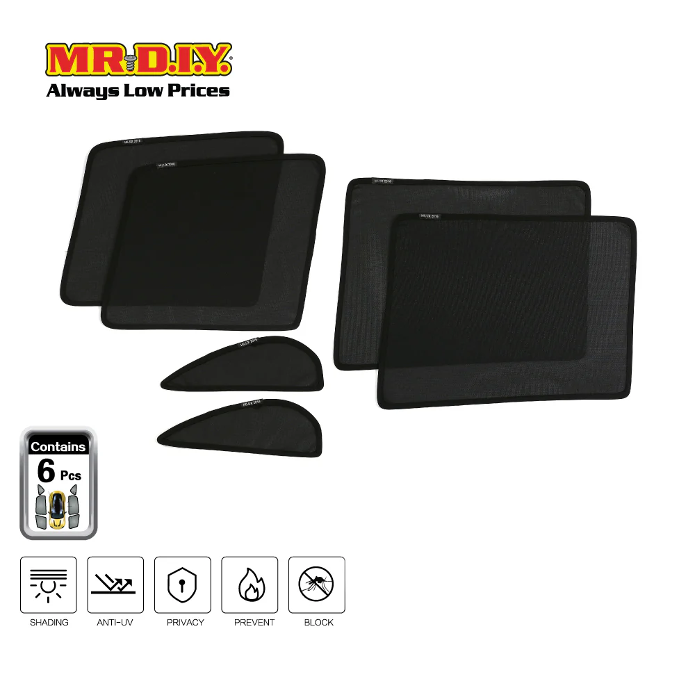 SHENGGE Car Fit Sunshade HILUX 2016 Set (6 pieces) - Image 2