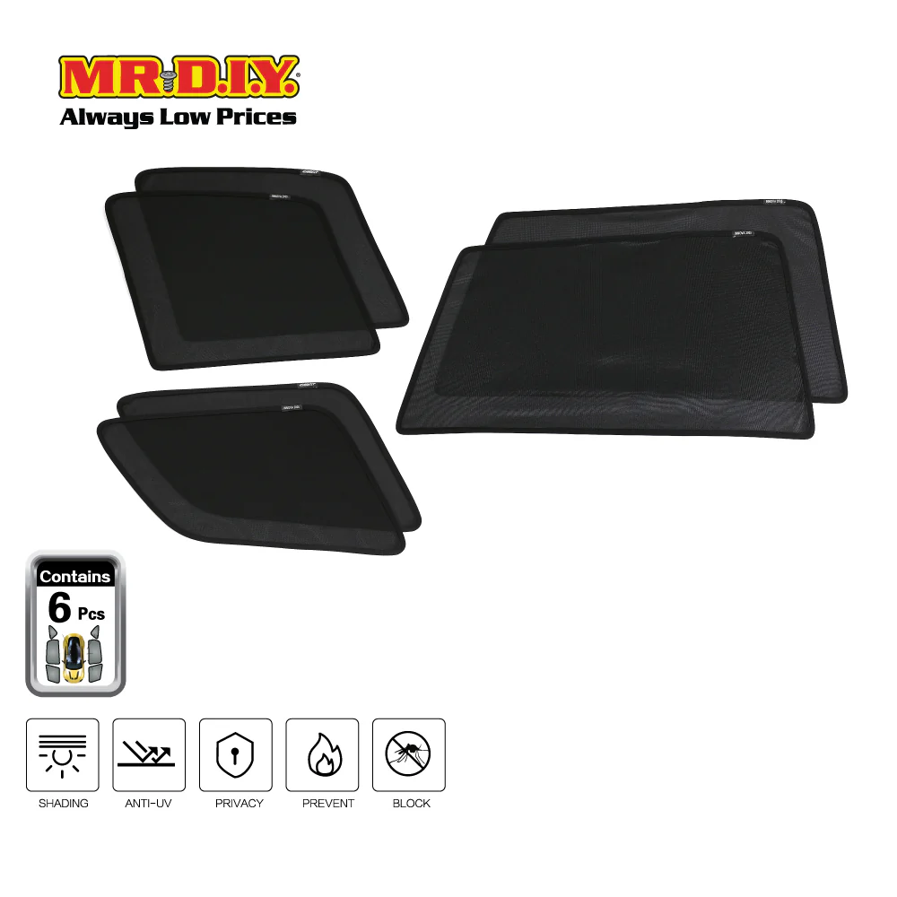 SHENGGE Car Fit Sunshade INNOVA 2005-2014 Set (6 pieces) - Image 2