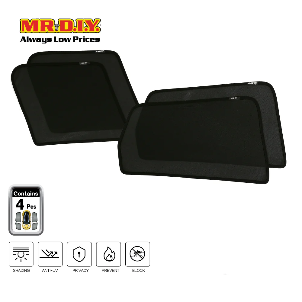 SHENGGE Car Fit Sunshade JAZZ 2014-2017 Set (4 pieces) - Image 2