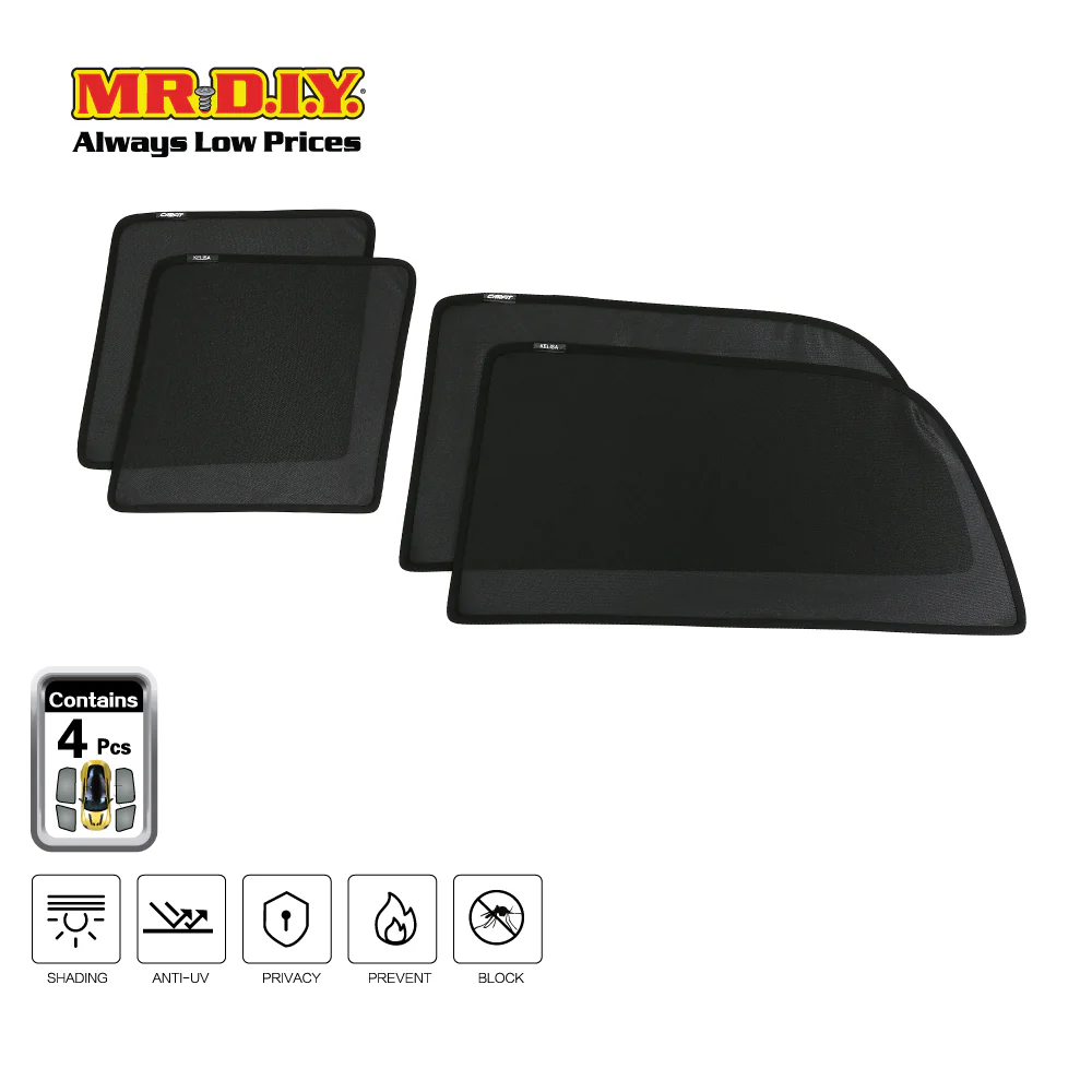 SHENGGE Car Fit Sunshade KELISA Set (4 pieces) - Image 2