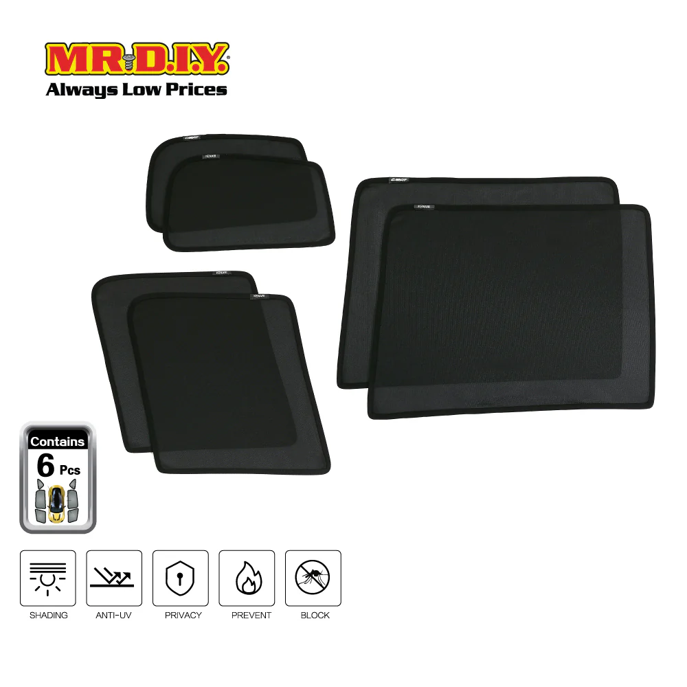 SHENGGE Car Fit Sunshade KENARI Set (6 pieces) - Image 2