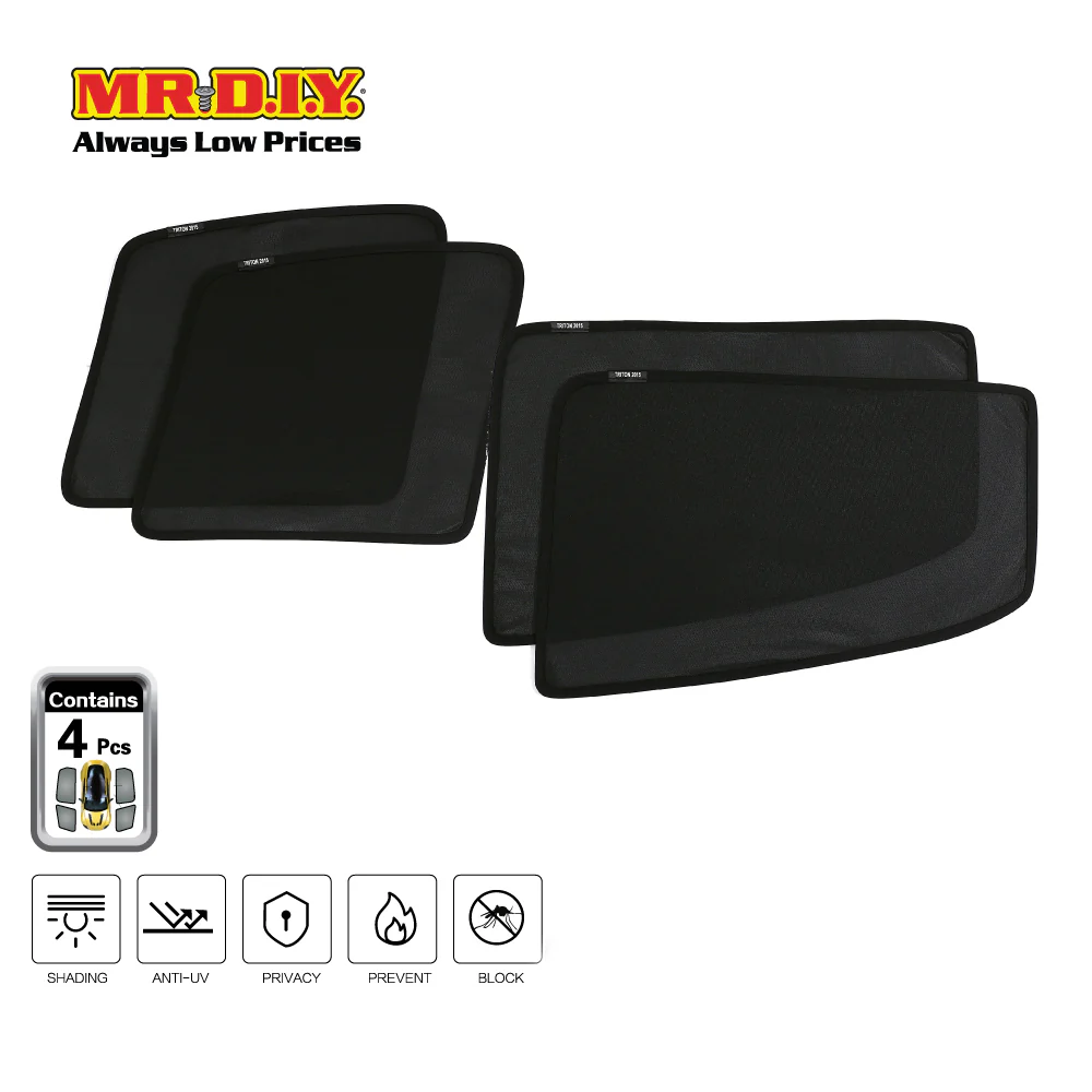 SHENGGE Car Fit Sunshade TRITON 2015 Set (4 pieces) - Image 2