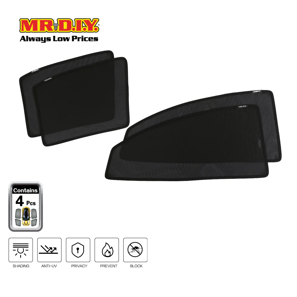 SHENGGE Car Fit Sunshade VIOS 2019 Set (4 pieces) - Image 2