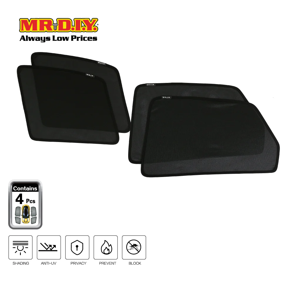 SHENGGE Car Fit Sunshade WAJA Set (4 pieces) - Image 2