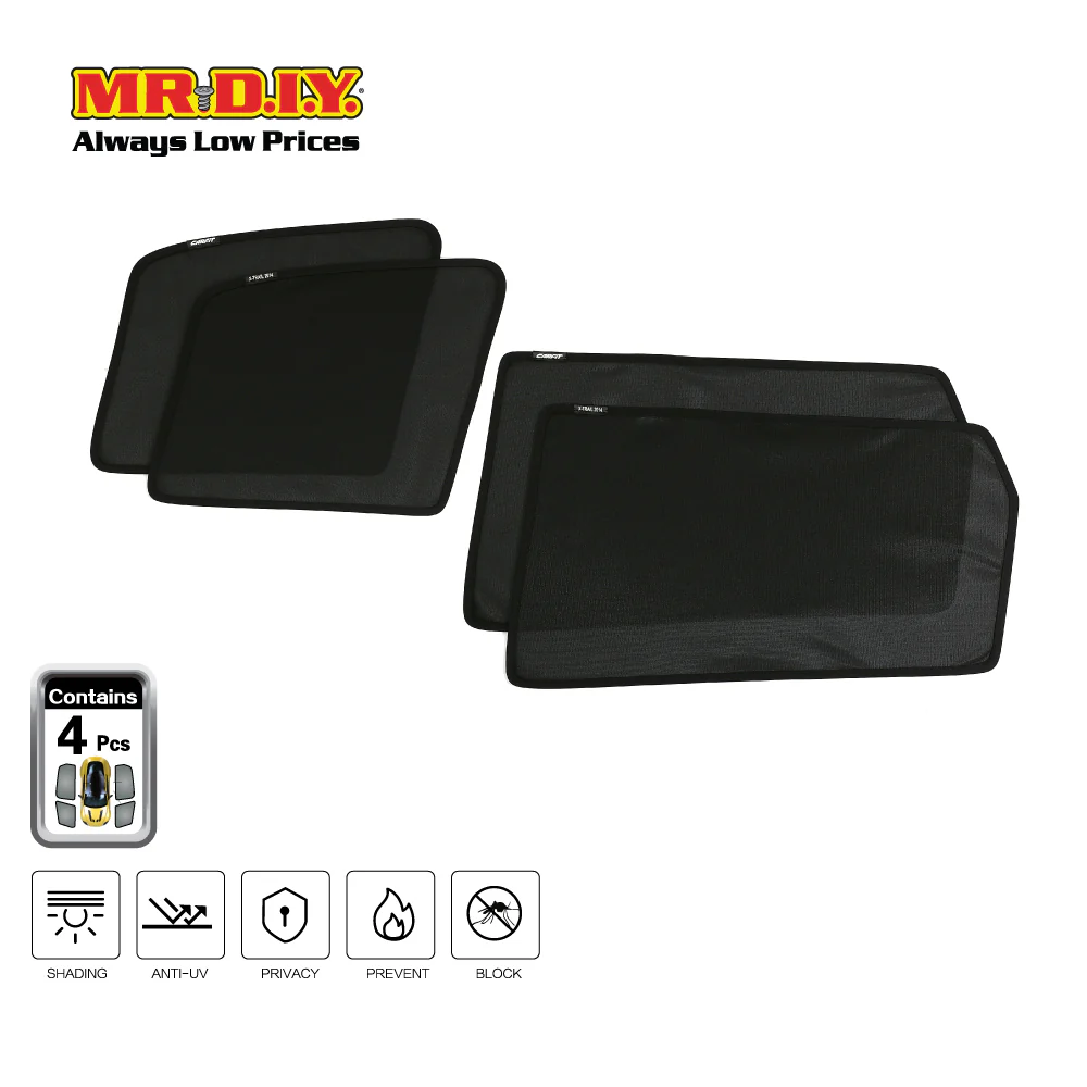 SHENGGE Car Fit Sunshade X-TRAIL 2014 Set (4 pieces) - Image 2