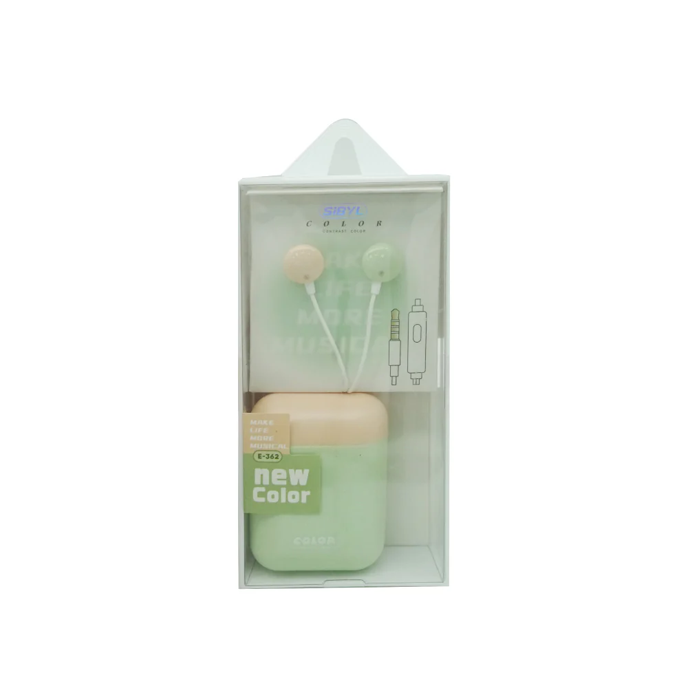 SIBLY Wired Earphone 3.5mm E-362 (120cm) - Image 2