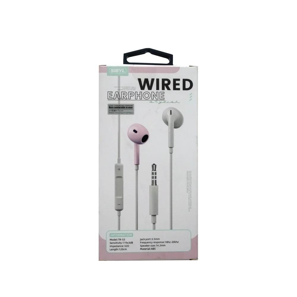 SIBLY Wired Earphone 3.5mm TR-53 (120cm) - Image 2
