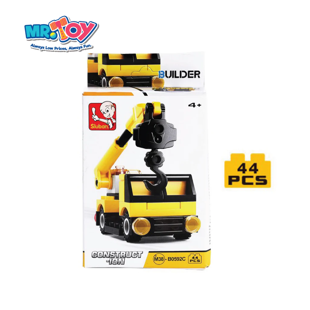 SLUBAN Construction Crane Builder Blocks (44 pcs) - Image 4