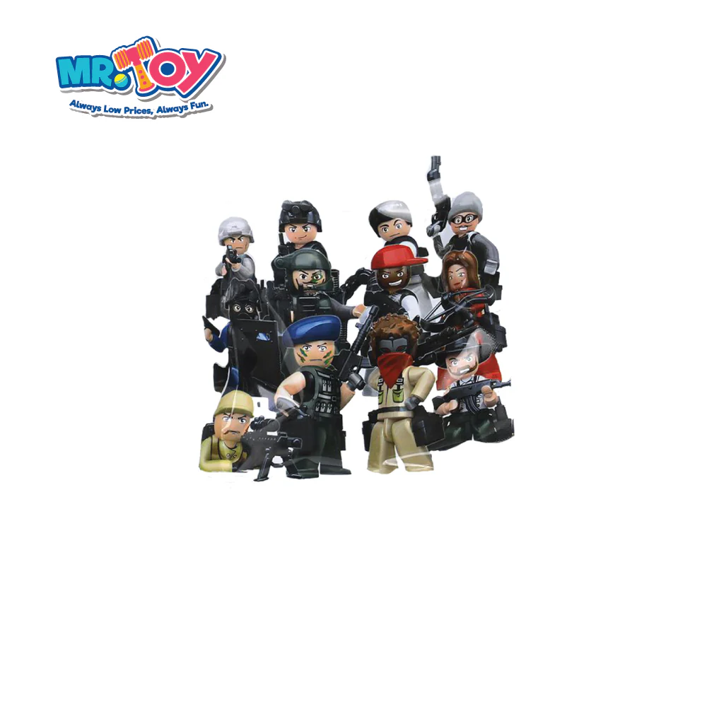 (MR. TOY) Sluban Minifigures (12 pcs) - Image 2