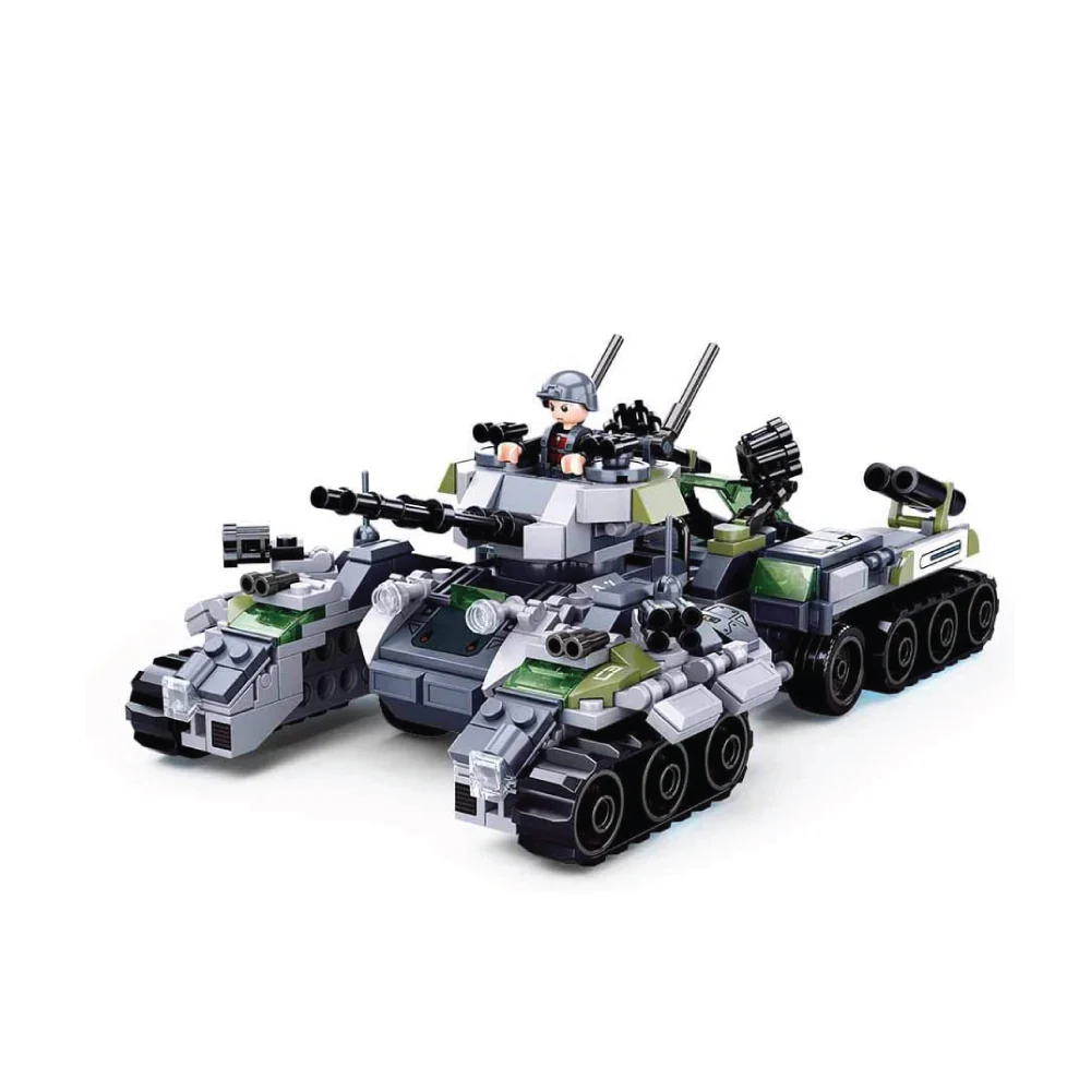 SLUBAN Space War Transport Land Cannon Model Play - Image 7