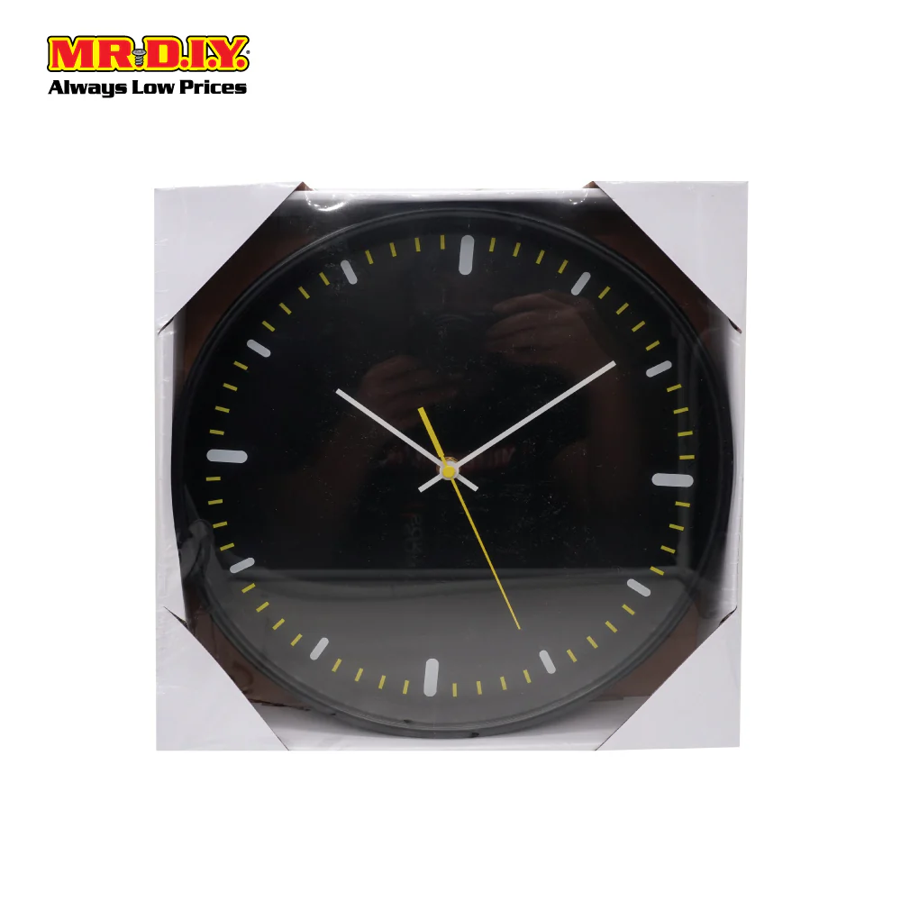 (MR.DIY) Small Dots & Wall Clock Modern Design Home D?cor 12 Inch-P1107 - Image 2