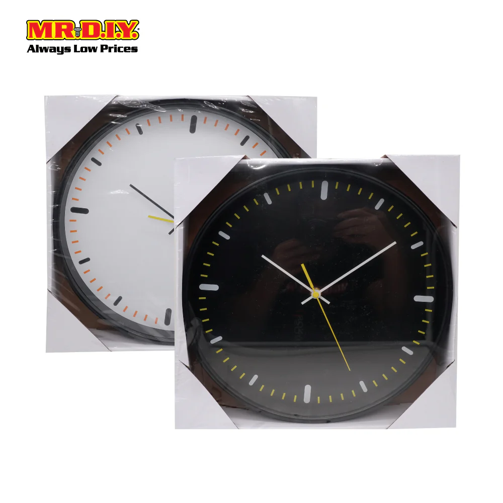 (MR.DIY) Small Dots & Wall Clock Modern Design Home D?cor 12 Inch-P1107 - Image 3