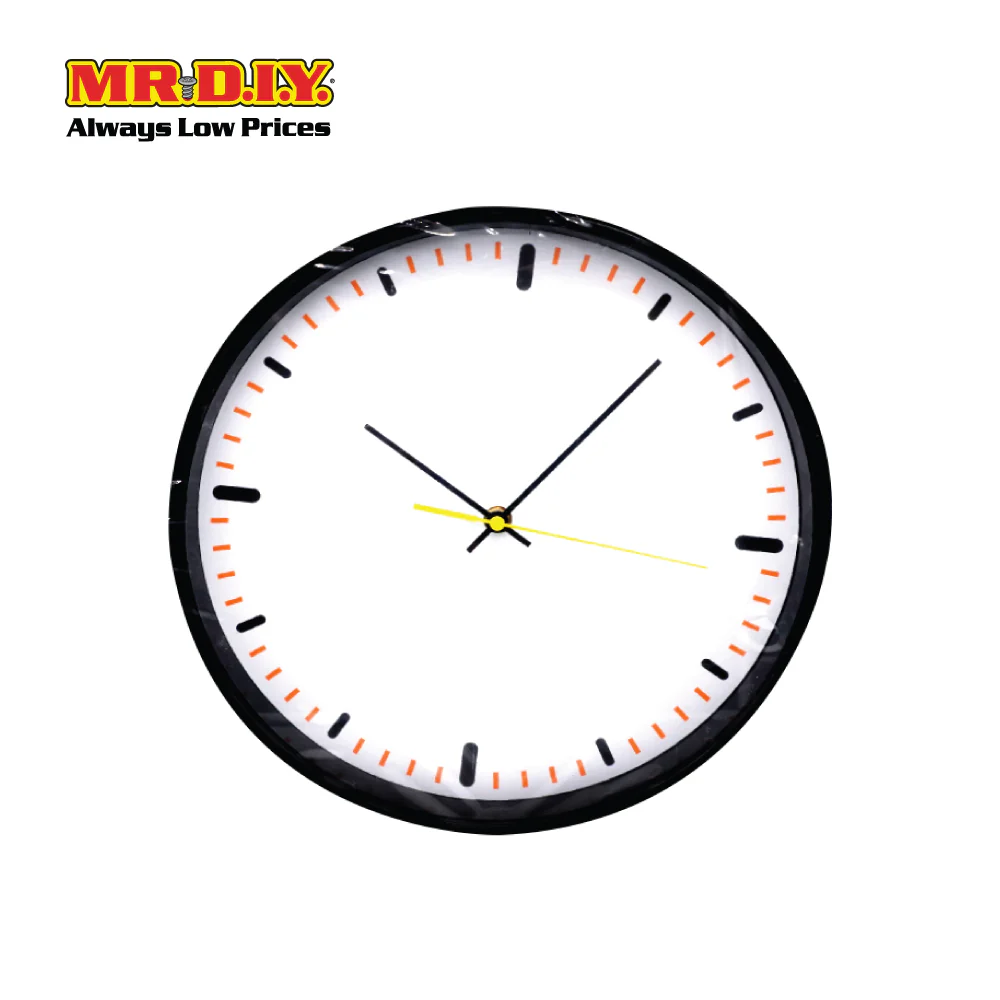 (MR.DIY) Small Dots & Wall Clock Modern Design Home D?cor 12 Inch-P1107 - Image 4