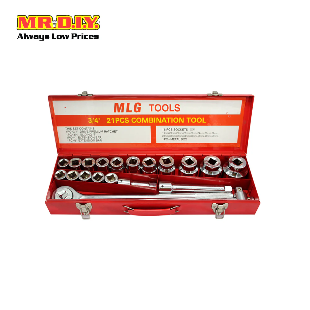 Socket Wrench Set (21 pieces)(3/4 Inch) - Image 2