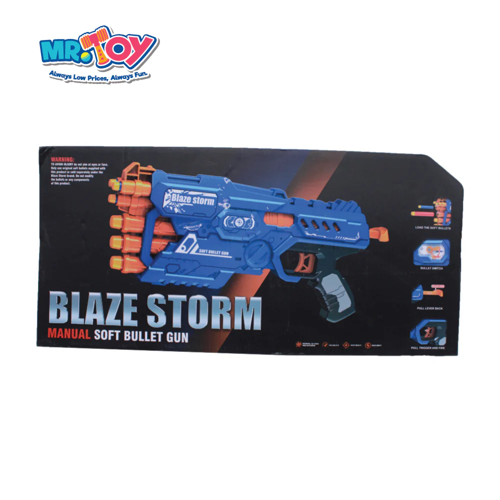 Soft Bullet Toy Gun W/10 Pcs Darts Zc7097 - Image 3