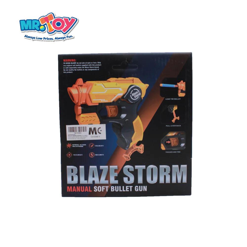 Soft Bullet Gun W/5 Darts Zc7115 - Image 3