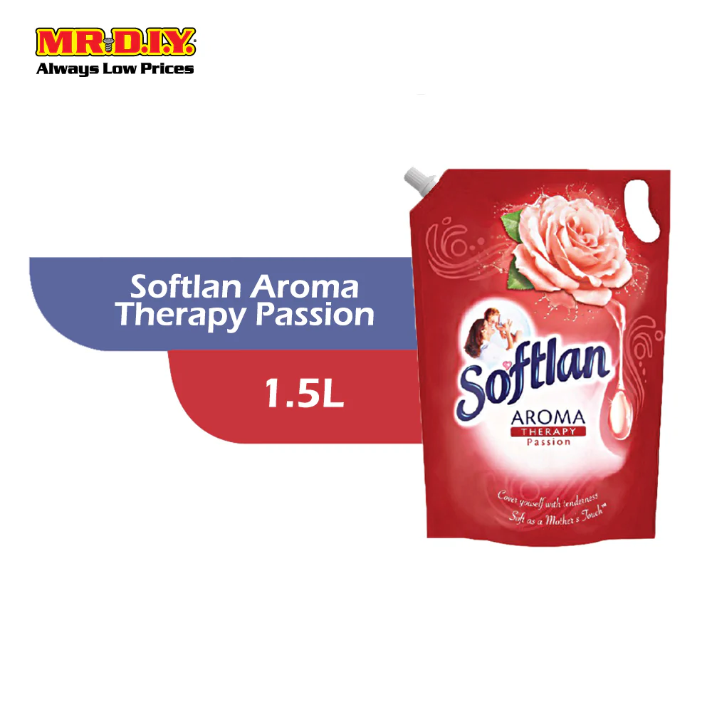 SOFTLAN Fabric Conditioner Aromatherapy Passion Refill Pack (1.5L) - Image 3