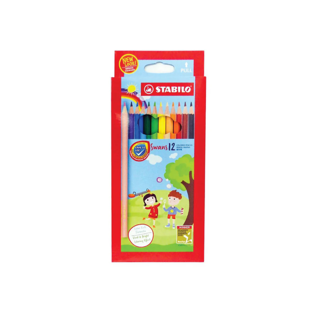 STABILO Swans Colored Pencils - 12 Colors - Image 4