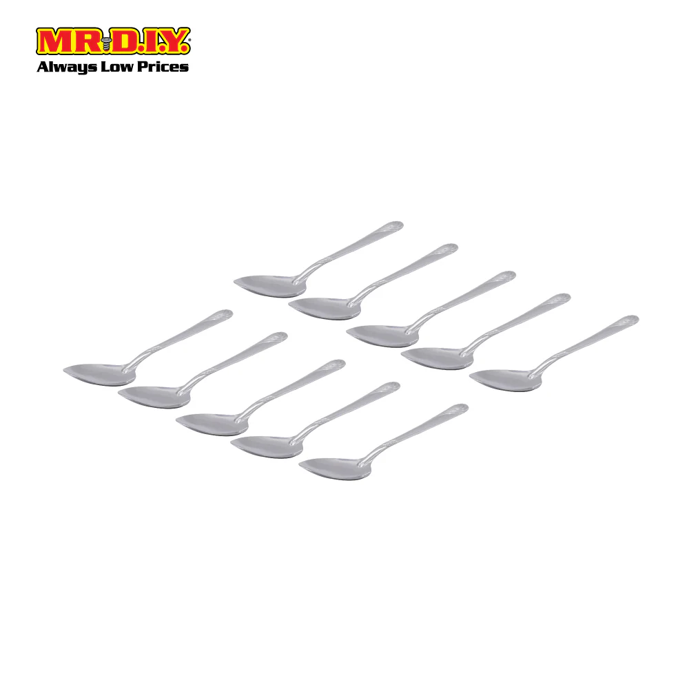 (MR. DIY) Stainless Steel Spoon 10 PCS - Image 3