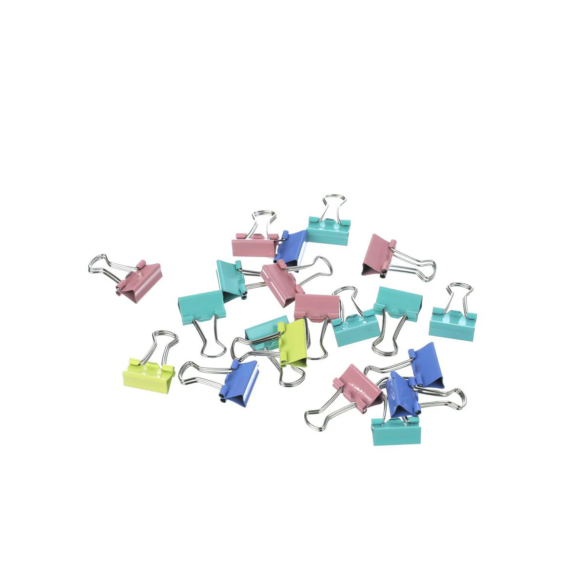 (MR.DIY) Mini Office School Stationery Spring Color Clips (20pcs) - Image 2