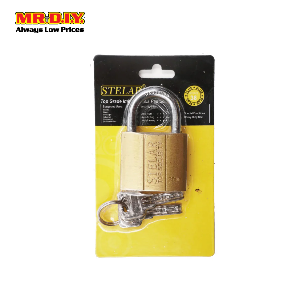 STELAR Brass Padlock (38mm) - Image 3