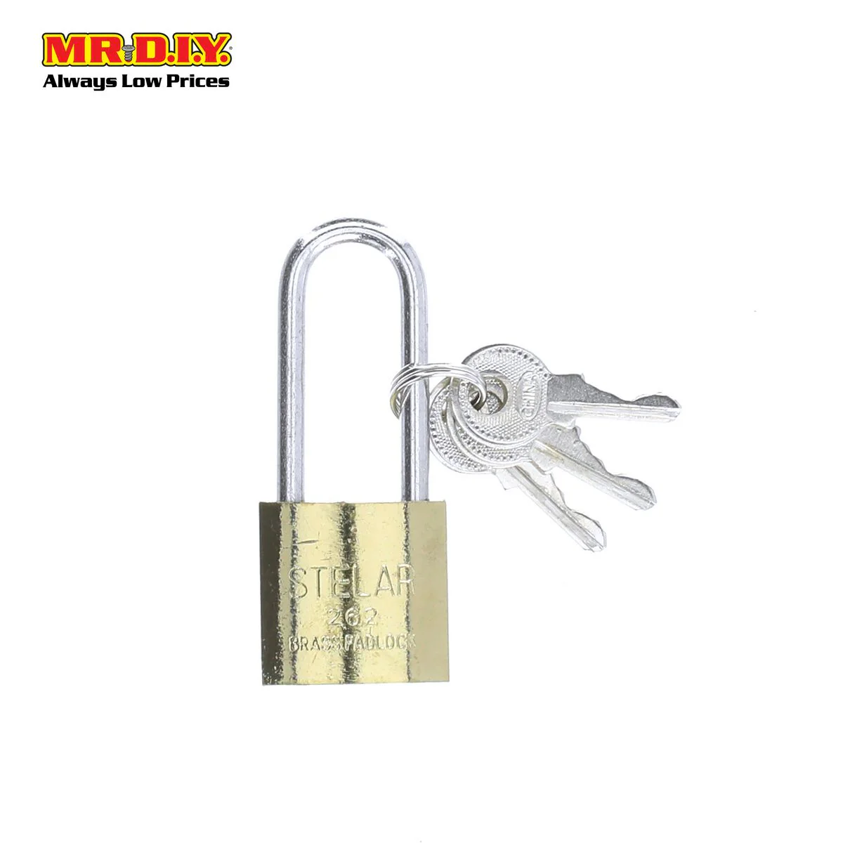 STELAR Long Shackle Pad Lock 25mm TTN-25L - Image 2