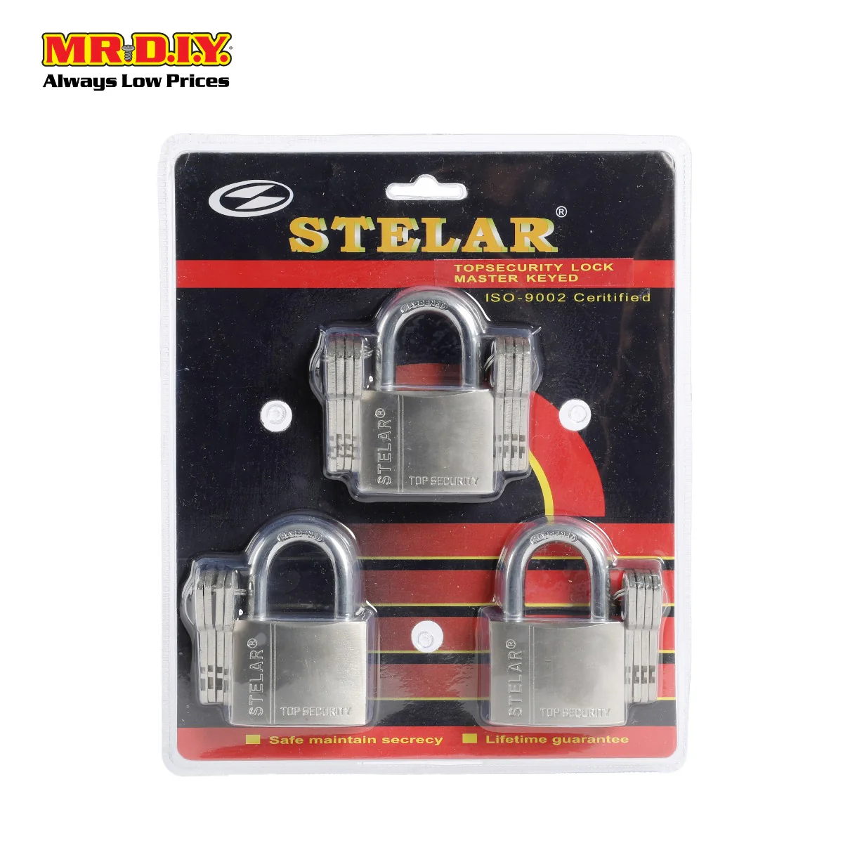 (MR.DIY) Security Padlock 50mm (3pcs) BH503 - Image 4
