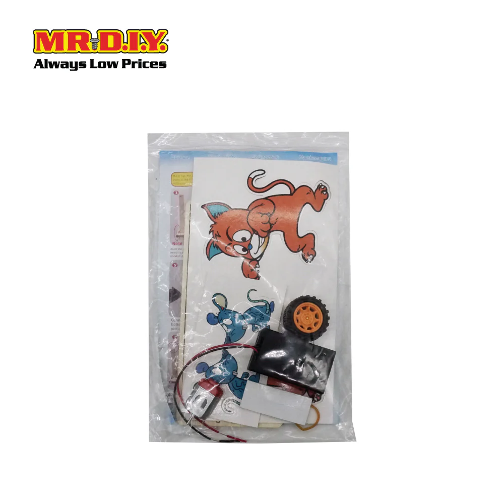 STEM Handmade Science Tinkering Kids Toys Cat and Mouse - Image 2