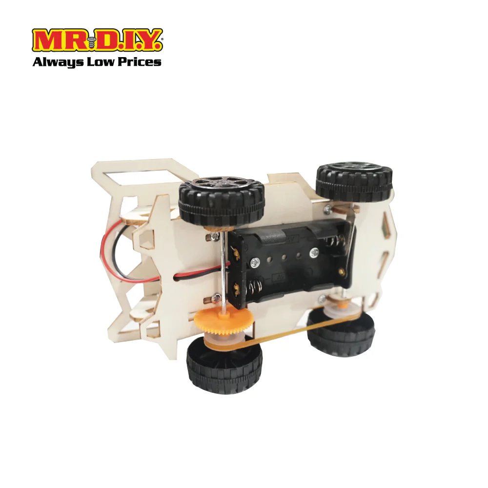 STEM Handmade Science Tinkering Kids Toys Electric Four Wheel Drive Car - Image 2