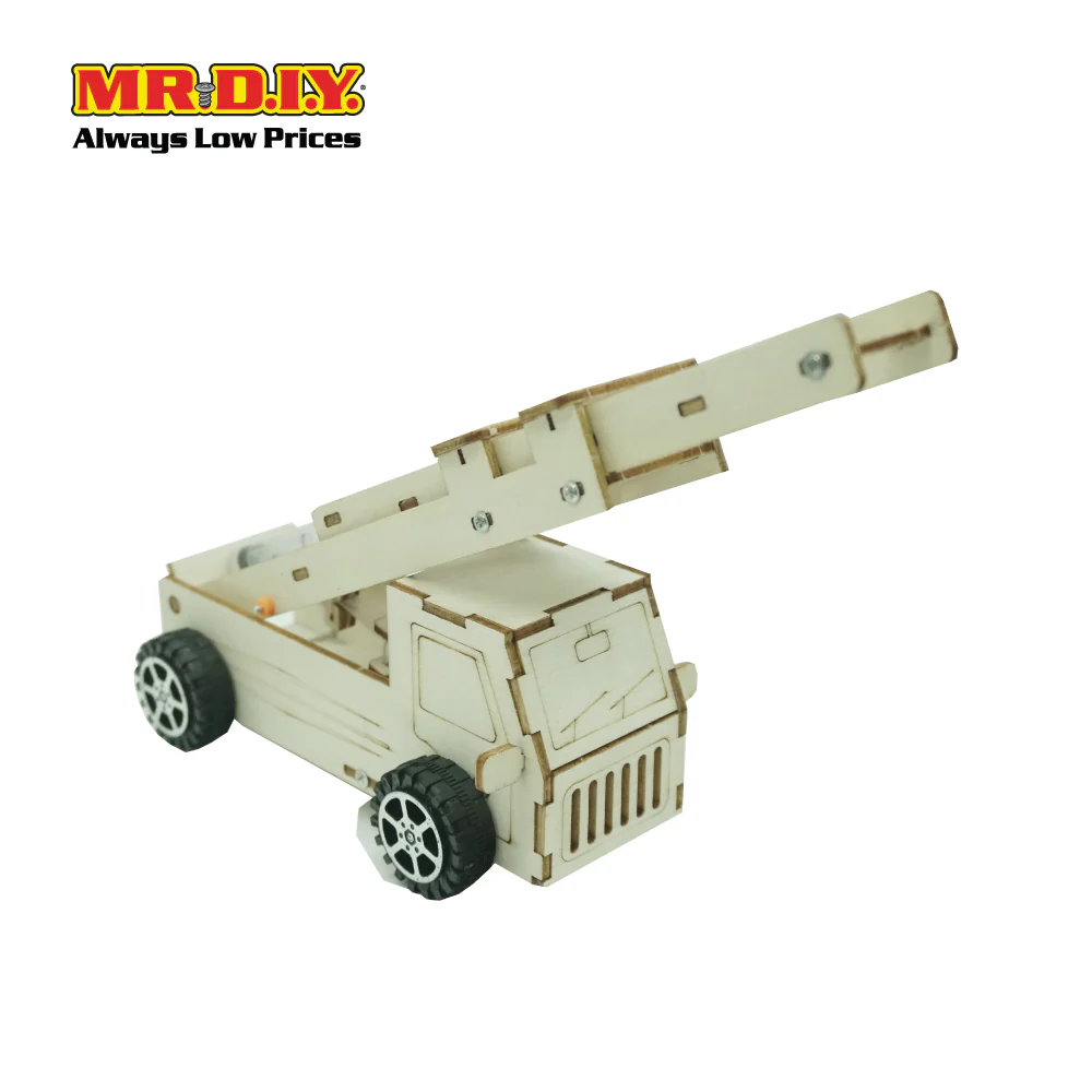 STEM Handmade Science Tinkering Kids Toys Fire Ladder Truck - Image 4